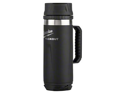 Milwaukee Tool PACKOUT Insulated Mug with Sip Lid; Black; 18-Ounce