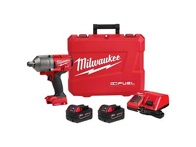 Milwaukee Tool M18 FUEL 3/4-Inch High Torque Impact Wrench with One Key with Friction Ring Kit