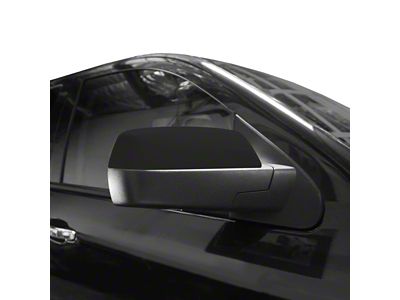 Standard Mirror Covers; Matte Black (14-18 Sierra 1500)