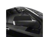 Standard Mirror Covers; Matte Black (14-18 Silverado 1500)