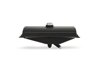 Mishimoto Aluminum Coolant Expansion Tank; Micro-Wrinkle Black (15-24 F-150)