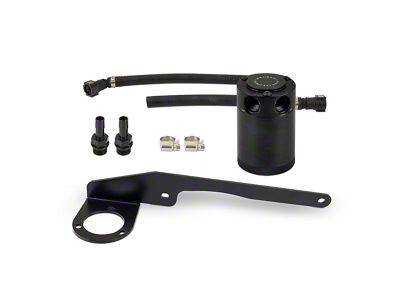 Mishimoto Baffled Oil Catch Can; Black (21-25 V8 Yukon)