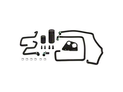 Mishimoto Baffled Oil Catch Can; Black (15-16 3.5L EcoBoost F-150)
