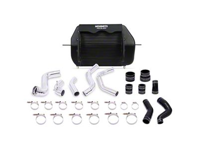 Mishimoto Performance Intercooler Kit with Polished Piping; Black (11-14 3.5L EcoBoost F-150)