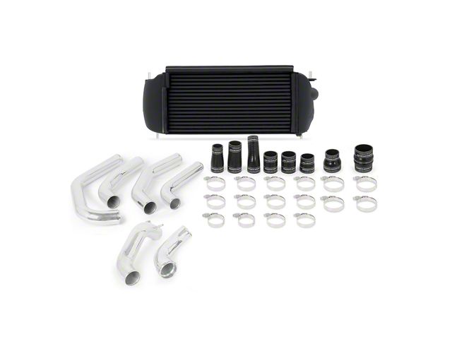 Mishimoto Performance Intercooler Kit with Polished Piping; Black (15-20 2.7L EcoBoost F-150)