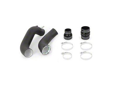 Mishimoto Cold-Side Intercooler Pipe Kit; Wrinkle Black (15-20 2.7L EcoBoost F-150)