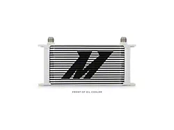 Mishimoto Universal 19-Row Dual Pass Oil Cooler; Silver (Universal; Some Adaptation May Be Required)