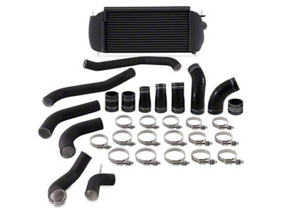 Mishimoto Performance Intercooler Kit with Black Piping; Black (17-20 3.5L EcoBoost F-150)