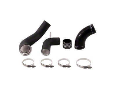Mishimoto Cold-Side Intercooler Pipe Kit; Wrinkle Black (17-20 3.5L EcoBoost F-150)