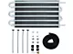 Mishimoto Universal Transmission Fluid Cooler; 12-Inch x 7.50-Inch x 0.75-Inch (Universal; Some Adaptation May Be Required)