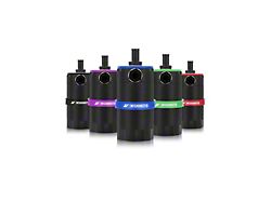 Mishimoto Baffled Oil Catch Can; Blue (Universal; Some Adaptation May Be Required)