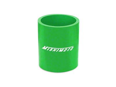 Mishimoto Silicone Straight Coupler; 2.25-Inch; Green (Universal; Some Adaptation May Be Required)