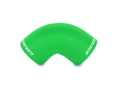 Mishimoto Silicone 90-Degree Couple; 2.50-Inch; Green (Universal; Some Adaptation May Be Required)