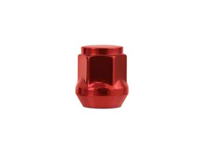 Mishimoto Red Steel Acorn Lug Nuts; M14 x 1.5; Set of 24 (15-24 F-150)