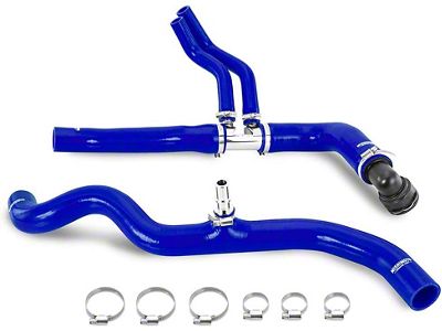 Mishimoto Silicone Coolant Hose Kit; Blue (18-20 3.5L EcoBoost F-150)