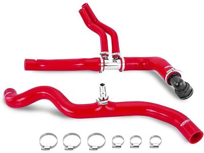 Mishimoto Silicone Coolant Hose Kit; Red (18-20 3.5L EcoBoost F-150)