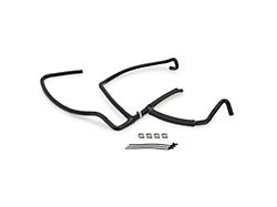 Mishimoto Silicone Coolant Overflow Hose; Black (17-19 6.7L Powerstroke F-250 Super Duty)