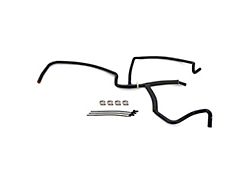 Mishimoto Silicone Coolant Overflow Hose; Black (20-24 6.7L Powerstroke F-250 Super Duty)