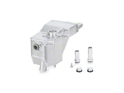 Mishimoto Aluminum Secondary Degas Tank Kit; Natural (11-22 6.7L Powerstroke F-350 Super Duty)