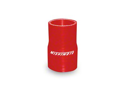 Mishimoto Silicone Transition Coupler; 2.25-Inch to 2.50-Inch; Red (Universal; Some Adaptation May Be Required)