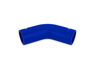 Mishimoto Silicone 44-Degree Coupler; 2.50-Inch; Blue (Universal; Some Adaptation May Be Required)