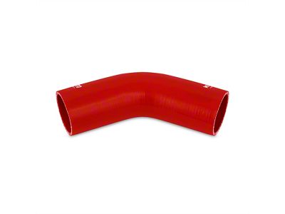 Mishimoto Silicone 44-Degree Coupler; 2.50-Inch; Red (Universal; Some Adaptation May Be Required)