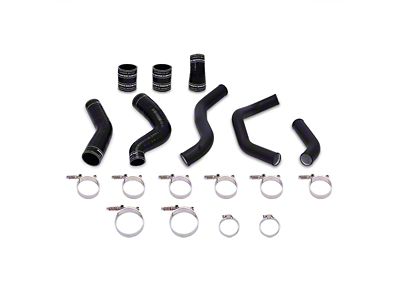 Mishimoto Hot-Side Intercooler Pipe Kit; Wrinkle Black (11-14 3.5L EcoBoost F-150)