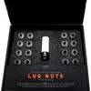 Mishimoto Aluminum Locking Lug Nuts M12x1.25 20pc Set Red - MMLG-125-20LSL - JCE Racing