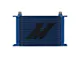 Mishimoto Universal 25-Row Oil Cooler; Blue (Universal; Some Adaptation May Be Required)