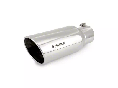 Mishimoto Exhaust Tip; 6-Inch; Polished (Fits 4-Inch Tailpipe)