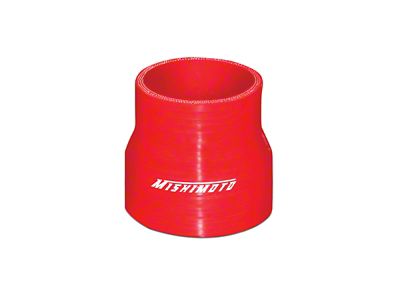 Mishimoto Silicone Transition Coupler; 2.50-Inch to 3-Inch; Red (Universal; Some Adaptation May Be Required)