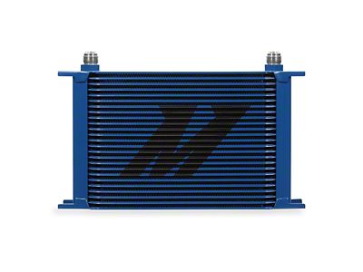 Mishimoto Universal 25-Row Oil Cooler; Blue (Universal; Some Adaptation May Be Required)