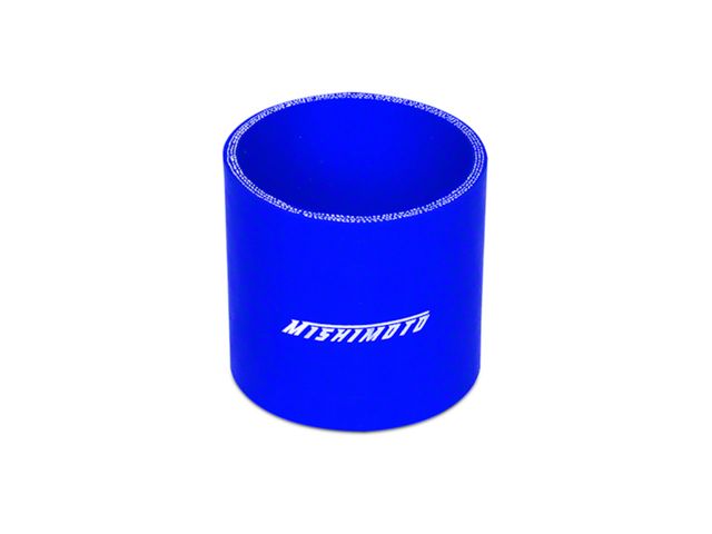 Mishimoto Silicone Straight Coupler; 2.50-Inch; Blue (Universal; Some Adaptation May Be Required)