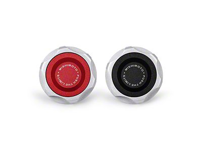 Mishimoto Oil Filler Cap; Red (19-23 Ranger)