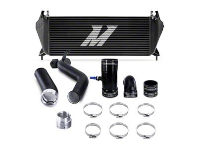 Mishimoto Performance Intercooler Kit with Black Piping; Black (19-23 Ranger)