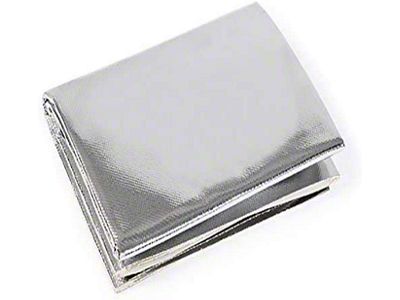 Mishimoto Aluminum Silica Heat Barrier with Adhesive Backing; 12-Inch x 24-Inch (Universal; Some Adaptation May Be Required)