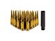Mishimoto Gold Steel Spiked Lug Nuts; M14 x 1.5; Set of 24 (99-24 Sierra 1500)