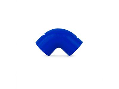 Mishimoto Silicone 90-Degree Coupler; 1.50-Inch; Blue (Universal; Some Adaptation May Be Required)