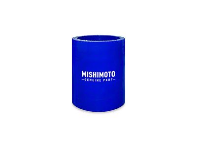Mishimoto Silicone Straight Coupler; 2.50-Inch x 1.25-Inch; Blue (Universal; Some Adaptation May Be Required)