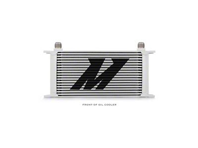 Mishimoto Universal 19-Row Dual Pass Oil Cooler; Silver (Universal; Some Adaptation May Be Required)
