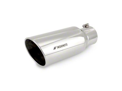 Mishimoto Exhaust Tip; 6-Inch; Polished (Fits 5-Inch Tailpipe)