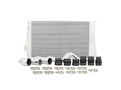 Mishimoto Performance Intercooler; Silver (11-16 6.6L Duramax Sierra 2500 HD)