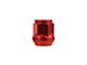 Mishimoto Red Steel Acorn Lug Nuts; M14 x 1.5; Set of 32 (07-24 Sierra 2500 HD)