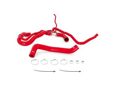 Mishimoto Silicone Radiator Hose Kit; Red (17-19 6.6L Duramax Sierra 2500 HD)