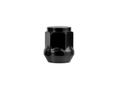 Mishimoto Black Steel Acorn Lug Nuts; M14 x 1.5; Set of 32 (07-24 Sierra 3500 HD)