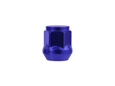 Mishimoto Blue Steel Acorn Lug Nuts; M14 x 1.5; Set of 32 (07-24 Sierra 3500 HD)