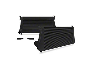 Mishimoto Performance Intercooler; Black (07-10 6.6L Duramax Sierra 3500 HD)