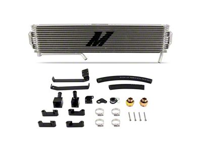 Mishimoto Transmission Cooler; Silver (17-19 6.6L Duramax Sierra 3500 HD)