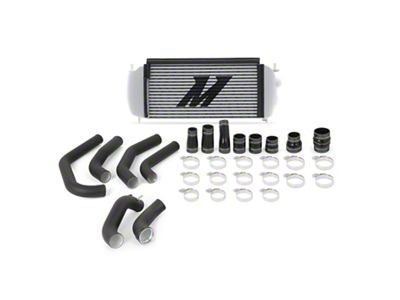 Mishimoto Performance Intercooler Kit with Black Piping; Silver (15-20 2.7L EcoBoost F-150)