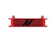 Mishimoto Universal 10-Row Oil Cooler; Red (Universal; Some Adaptation May Be Required)